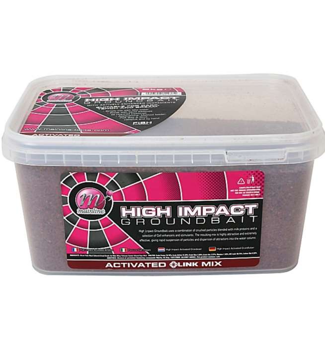 Mainline High Impact Groundbait Active The Link TM Mix 2kg